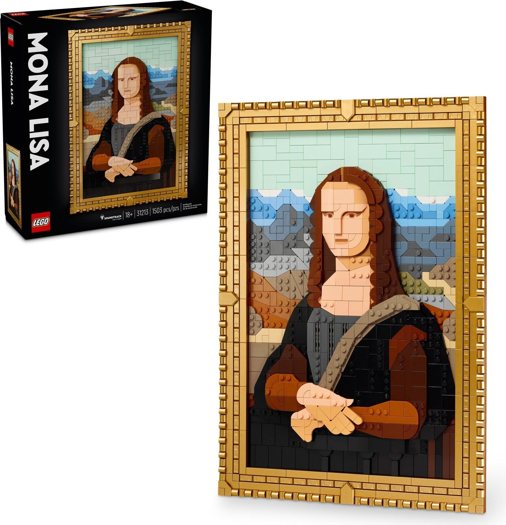 Mona Lisa out of Lego