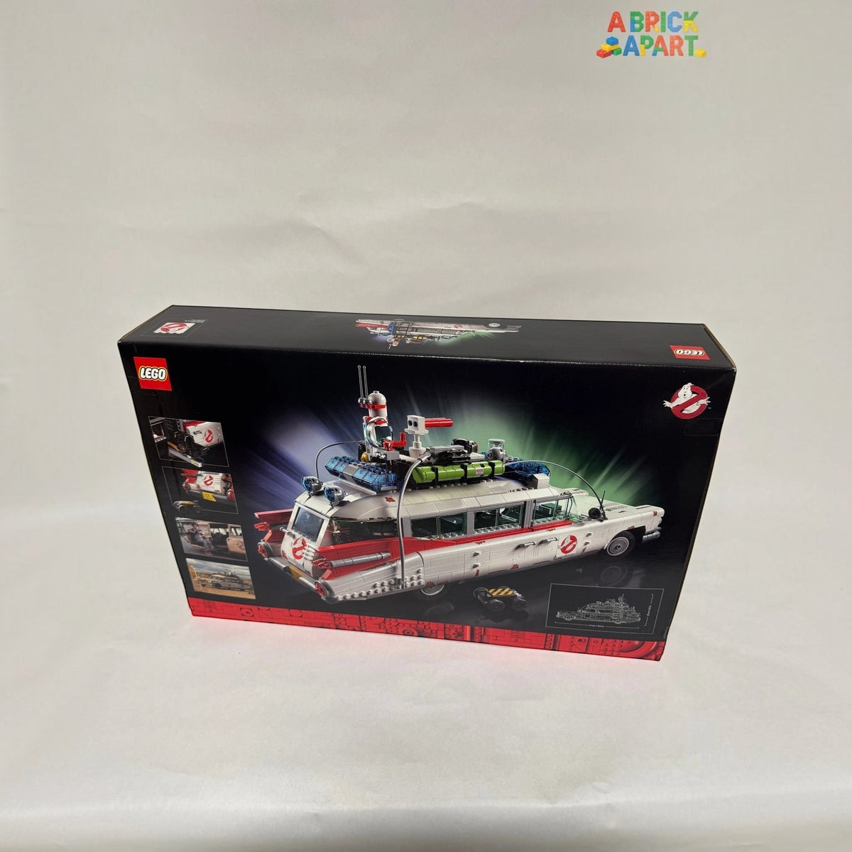 [box-back] LEGO Ghostbusters Ecto-1 set packaging on a white background