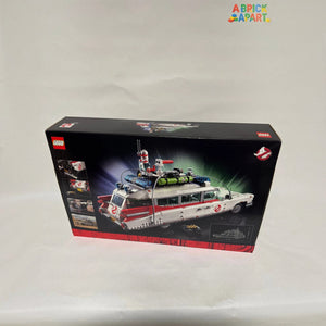 LEGO Ghostbusters Ecto-1 set packaging on a white background
