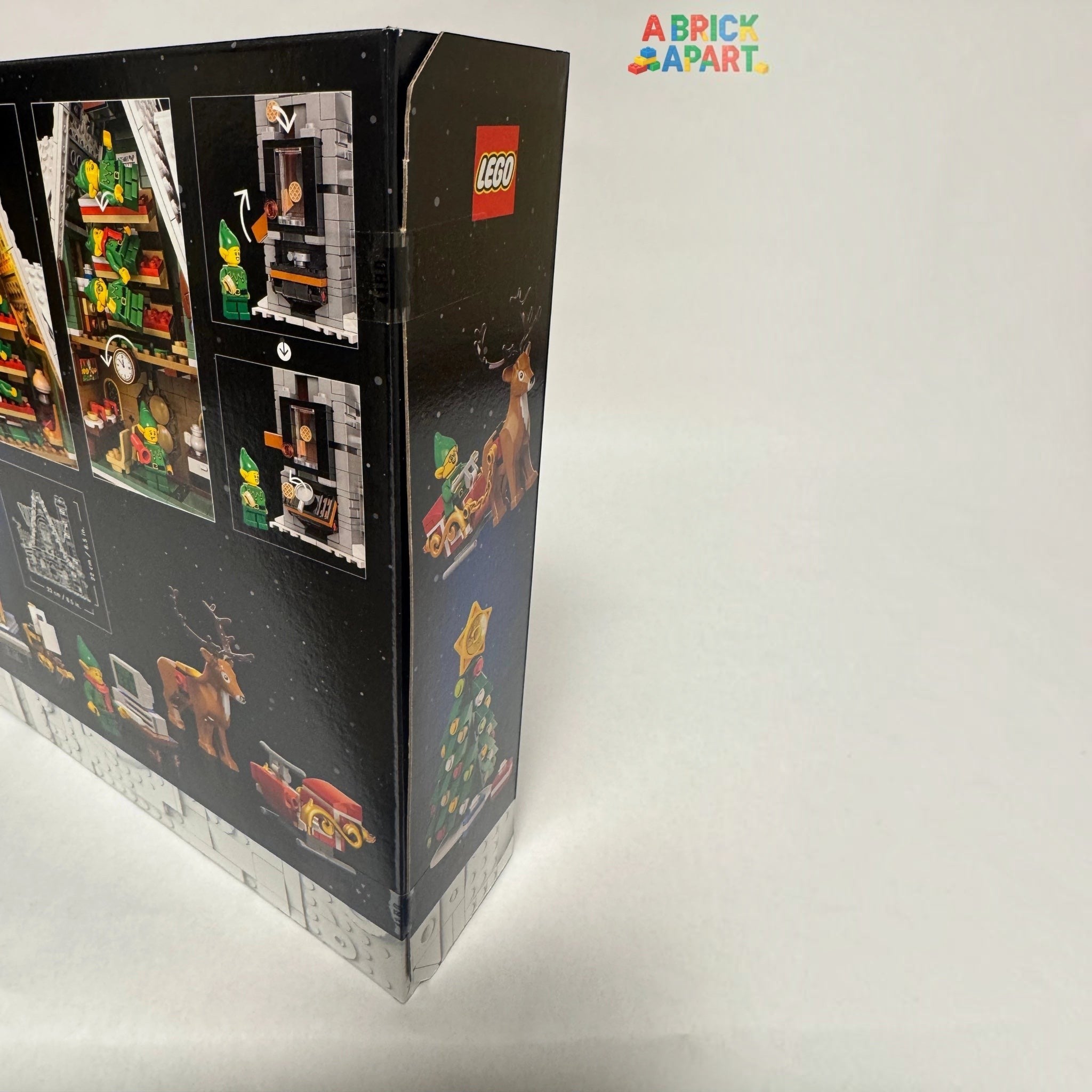 LEGO box with colorful illustrations on a white background