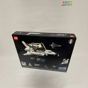 LEGO NASA space shuttle set packaging on a white background
