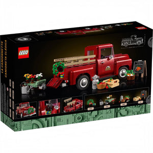 LEGO red truck set packaging on a white background