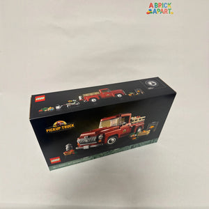 LEGO pickup truck set packaging on a white background