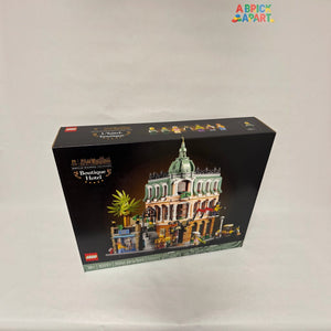 LEGO Boutique Hotel set packaging on a white background
