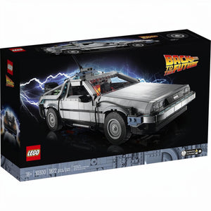 LEGO Back to the Future DeLorean time machine set packaging