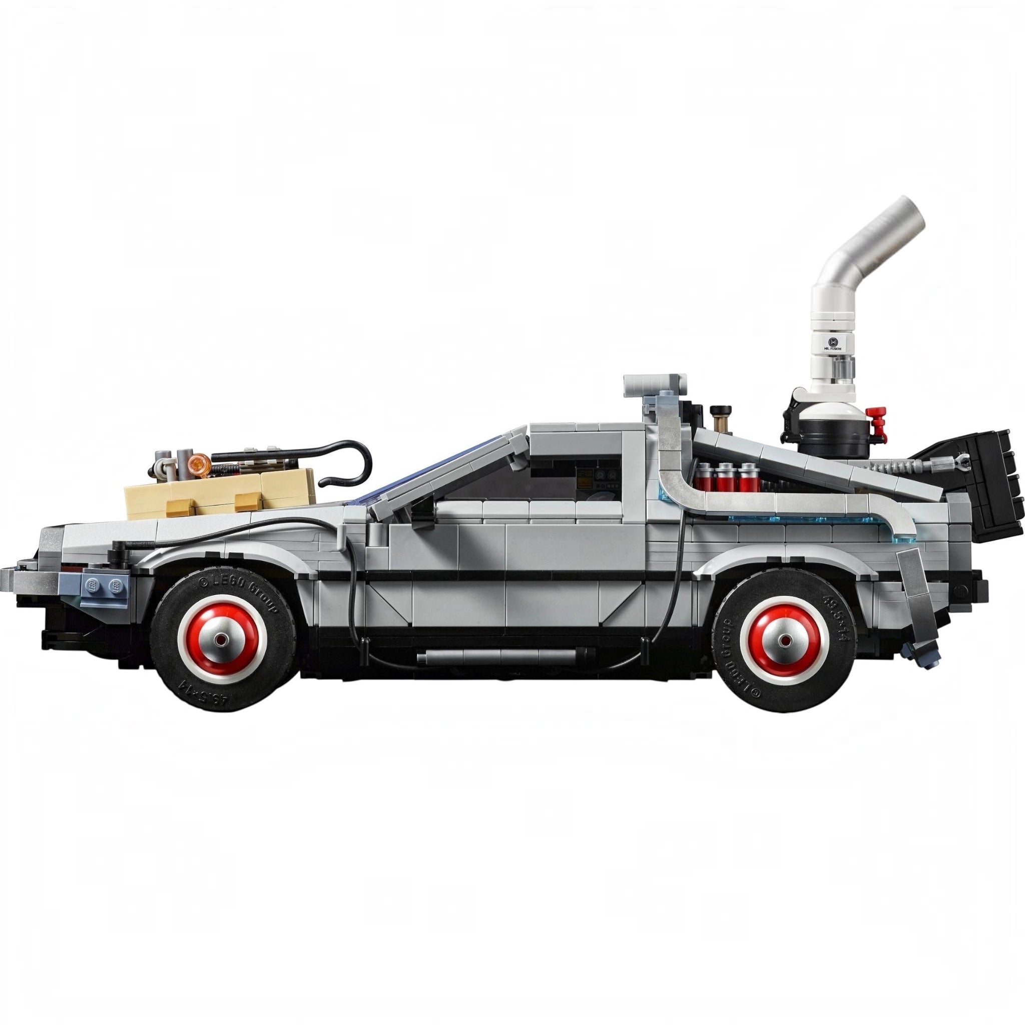 Legion of Legends DeLorean time machine model on a white background