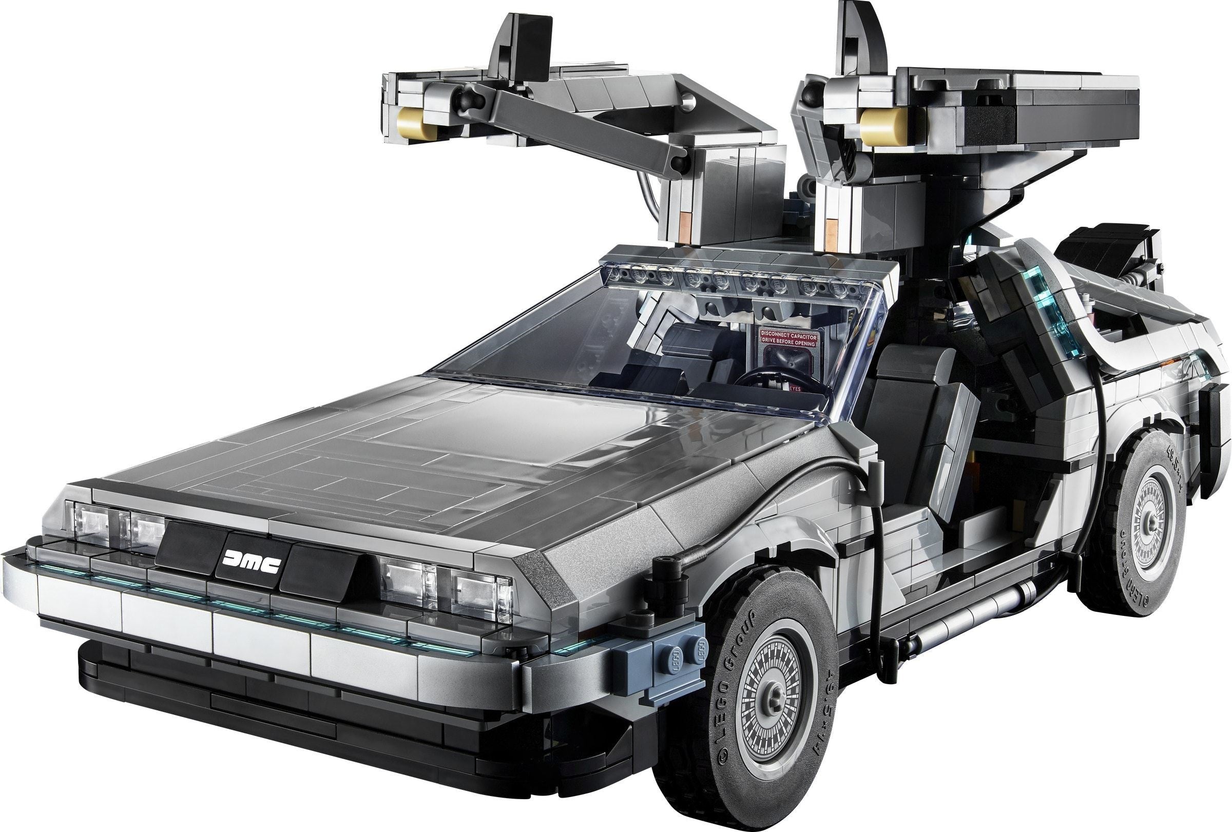 Model of a futuristic car with a white background