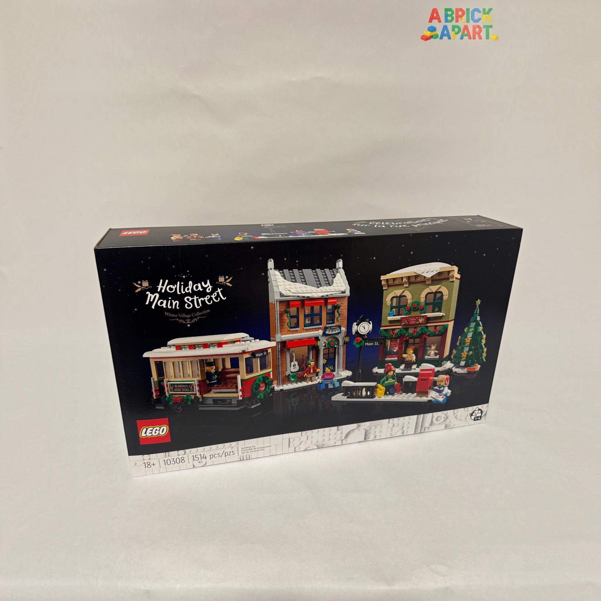 LEGO Holiday Main Street set packaging on a white background