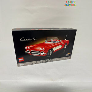 LEGO Corvette packaging on a white background