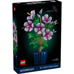 LEGO Botanicals Hibiscus set packaging on a white background