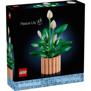 [box-front] LEGO Botanicals Peace Lily set packaging on a white background