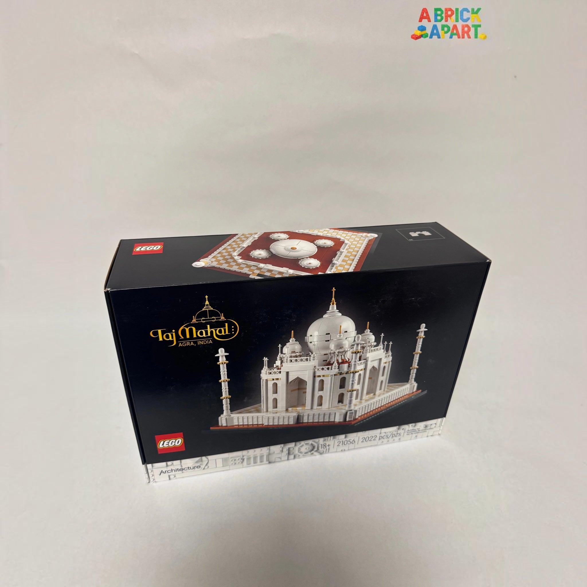 LEGO Taj Mahal set packaging on a white background