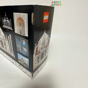 LEGO box with images of a architectural model and LEGO logo.
