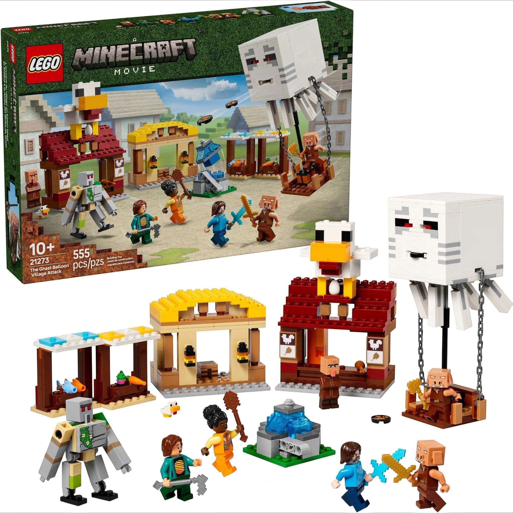LEGO Minecraft Village Buildable Set with characters and buildings