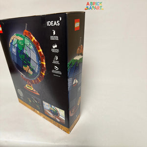 LEGO Globe Back set on white background