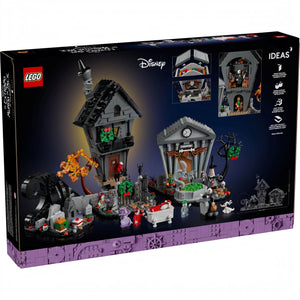 [box-back] LEGO® 21351 Ideas Disney Tim Burton's The Nightmare Before Christmas box back on white background