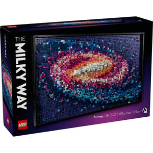LEGO The Milky Way puzzle packaging with colorful galaxy design