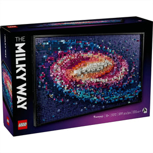 [box-front] LEGO The Milky Way puzzle packaging with colorful galaxy design