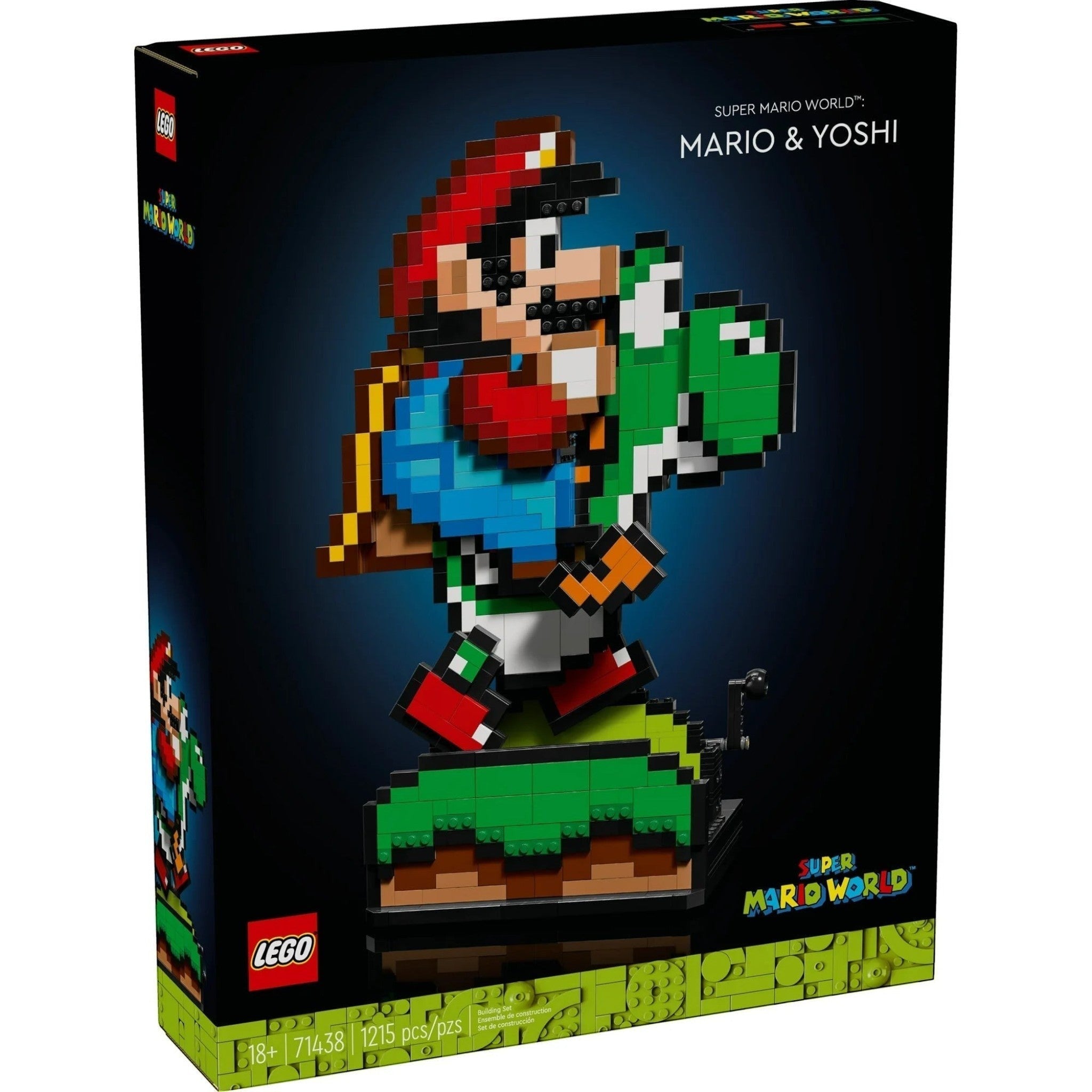LEGO Mario & Yoshi Set on a white background