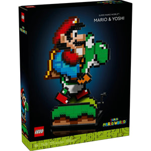 LEGO Mario & Yoshi Set on a white background