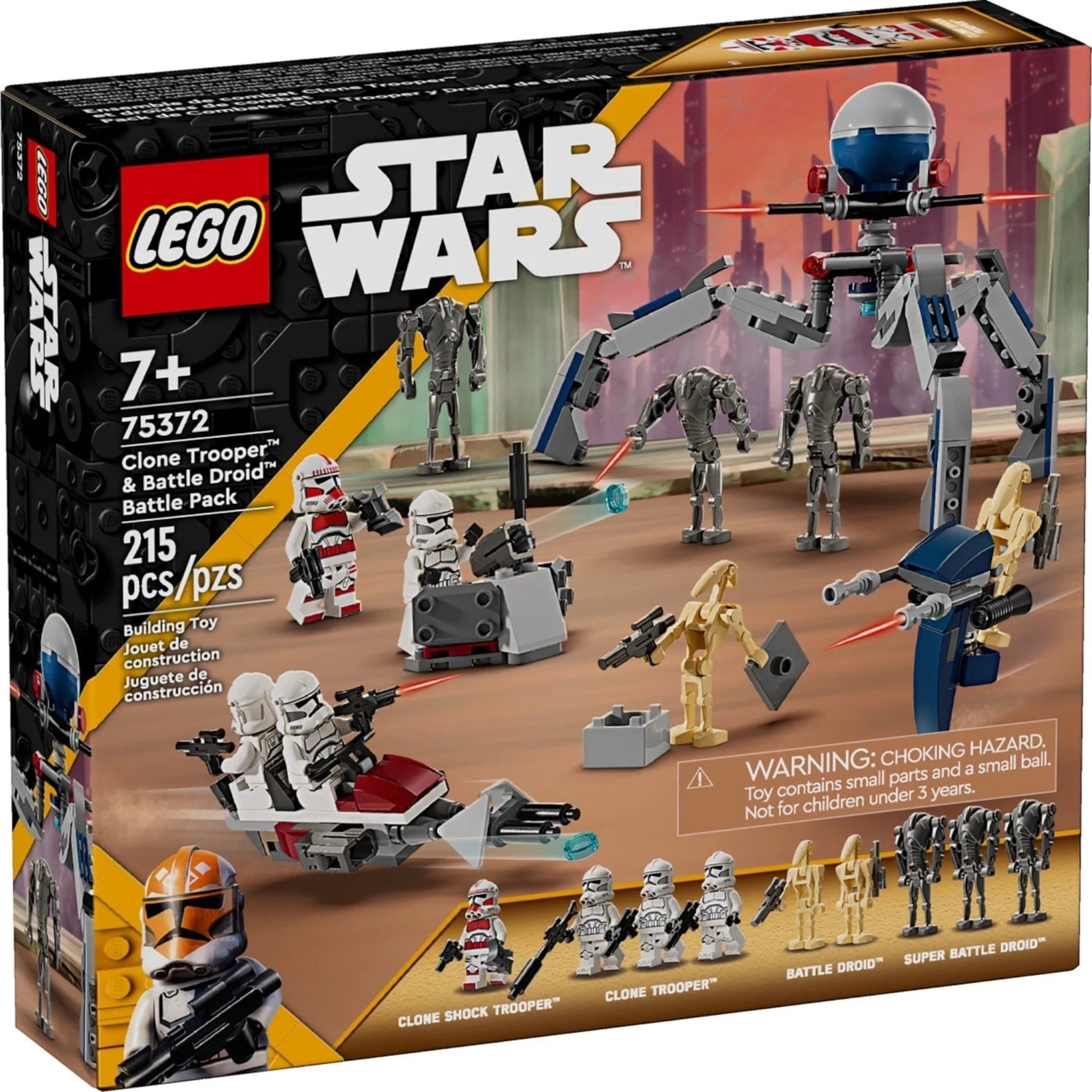 LEGO Star Wars Clone Trooper and Battle Droid Battle Pack set packaging