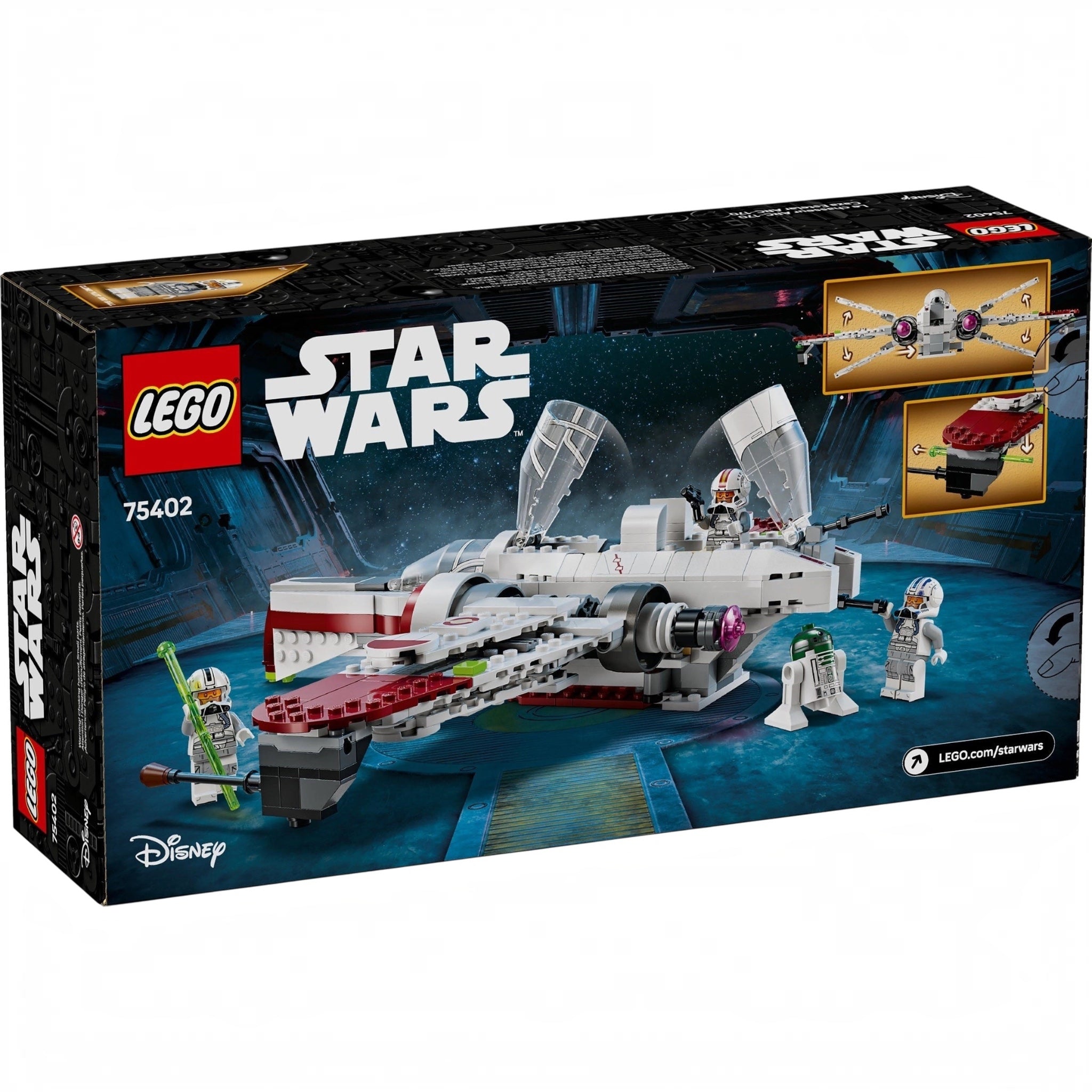 LEGO Star Wars U-Wing fighter set packaging with LEGO and Star Wars logos.