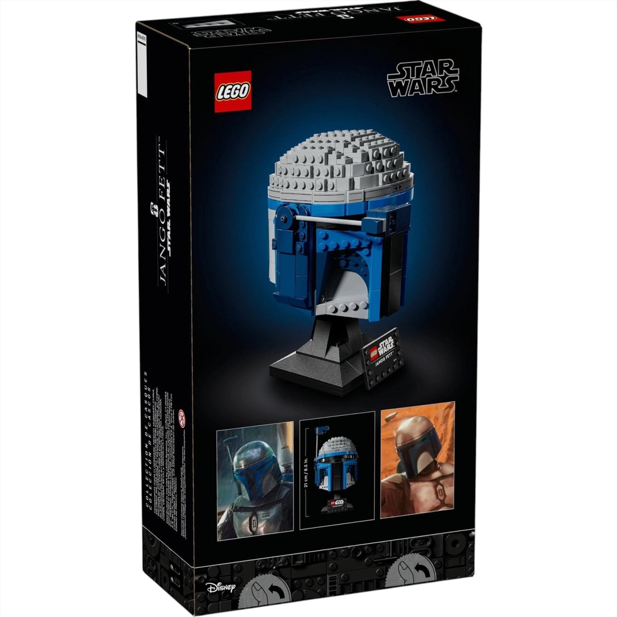 [box-back] LEGO Star Wars Jango Fett helmet set packaging
