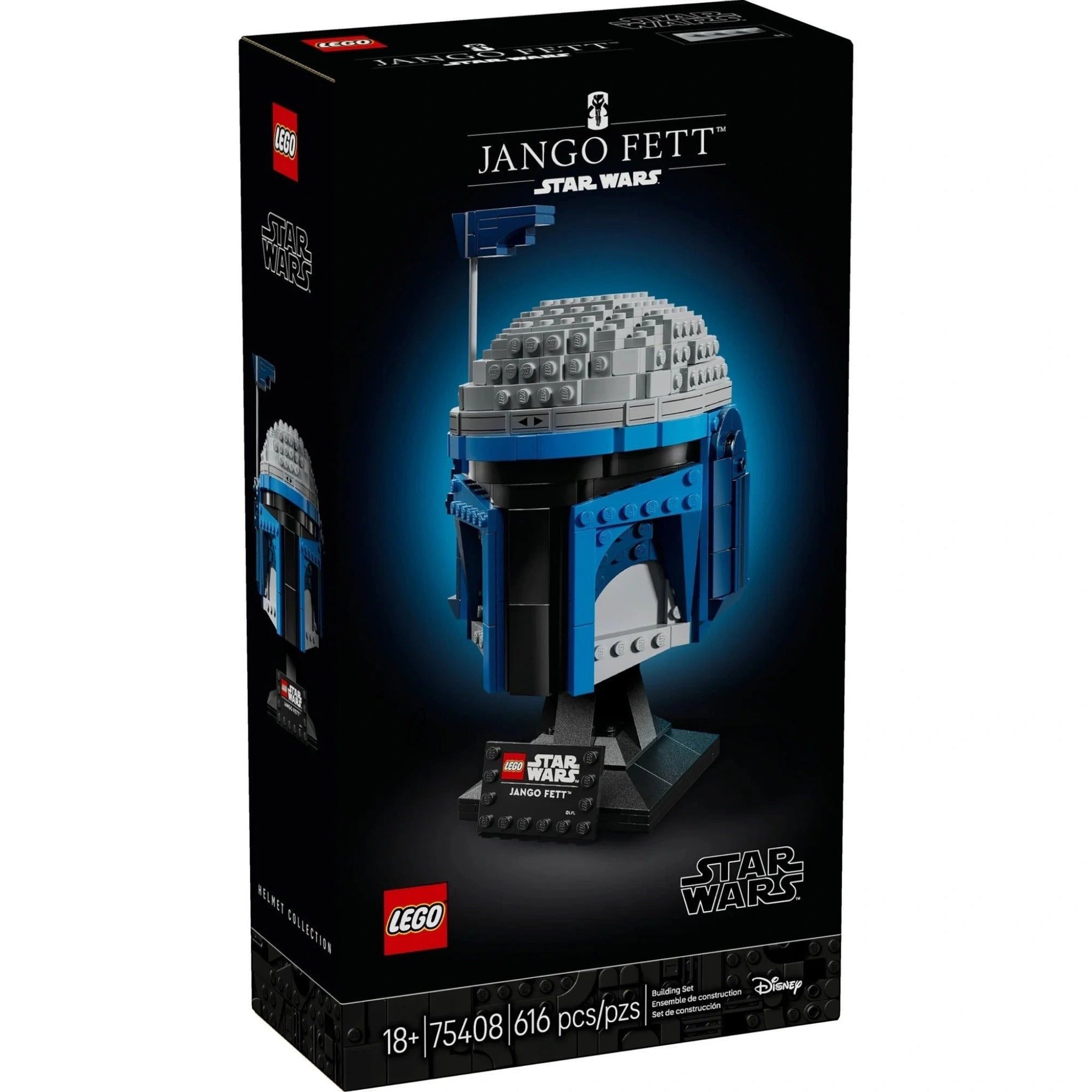 LEGO Jango Fett helmet set packaging on a white background