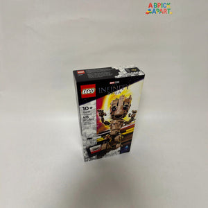 LEGO Marvel Infinity set packaging on a white background
