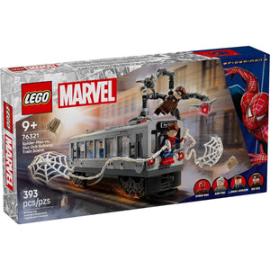[box-front] LEGO Marvel Spider-Man vs. Doctor Ock Subway Train Scene packaging