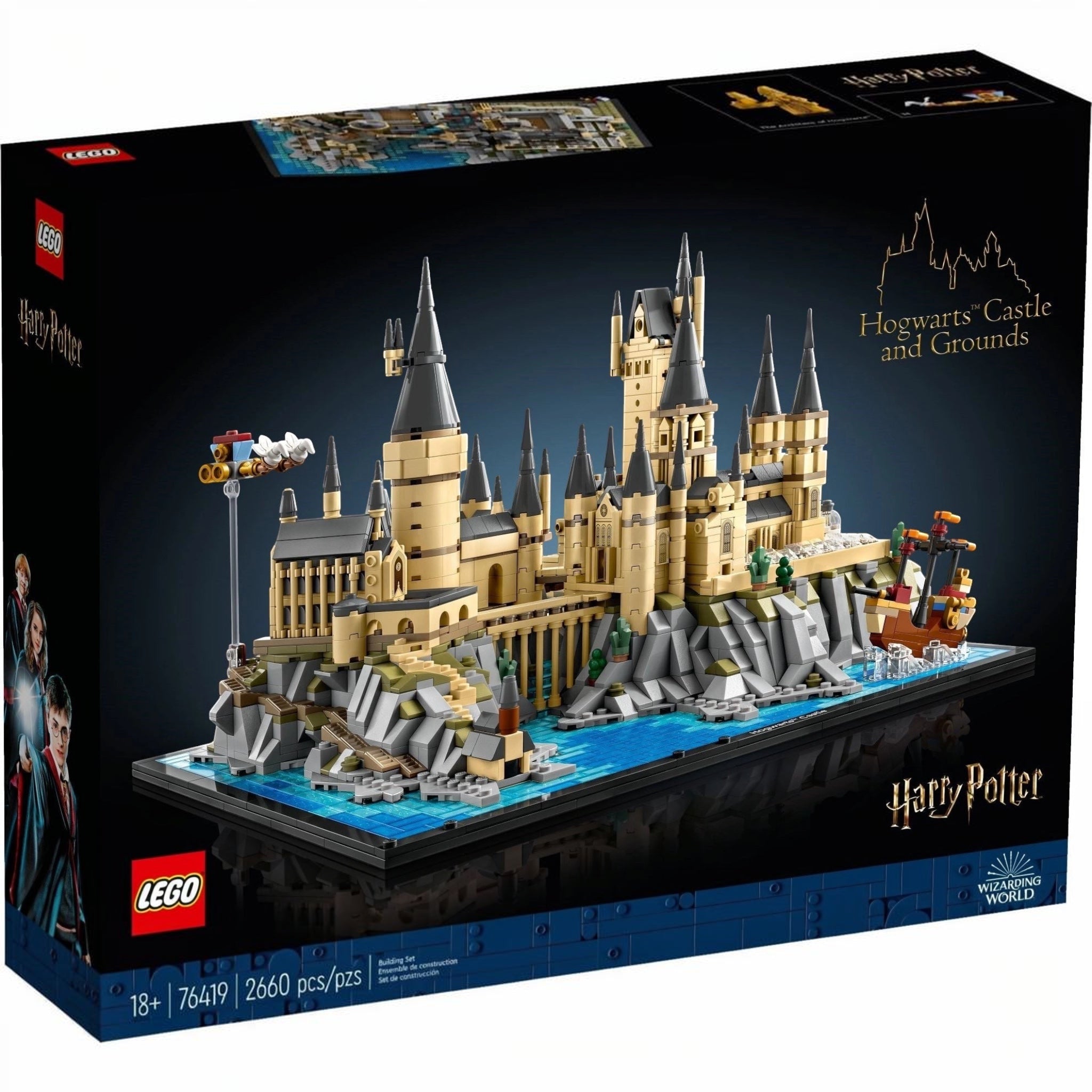 LEGO Harry Potter Hogwarts Castle and Grounds set packaging