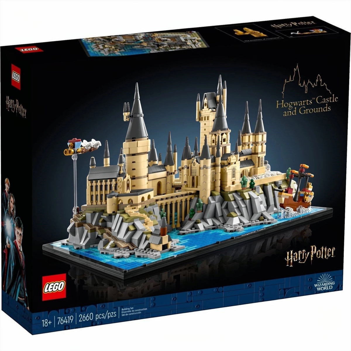 [box-front] LEGO Harry Potter Hogwarts Castle and Grounds set packaging