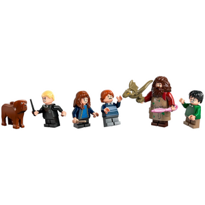 [minifig] A Brick Apart LEGO Harry Potter minifigures including Hagrid, Harry, Ron, Hermione, Draco, Fang, and Norbert the dragon.