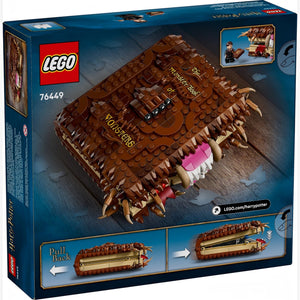 A Brick Apart LEGO Harry Potter Chomping Monster Book of Monsters set box showing the brick-built book and features.