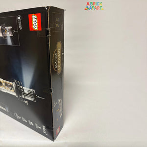 A Brick Apart LEGO Ideas Motorised Lighthouse 21335 set box side view showing branding and product imagery