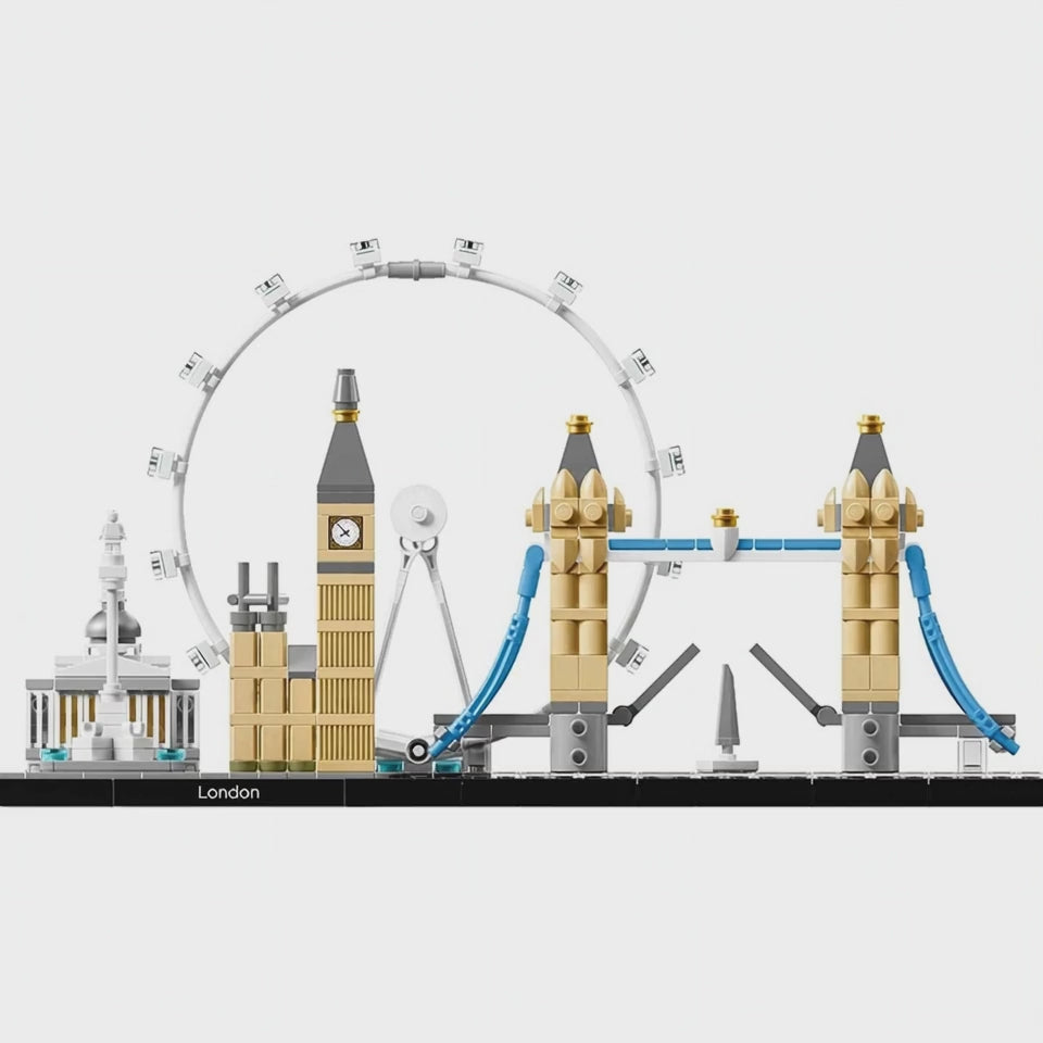 London skyline animated LEGO