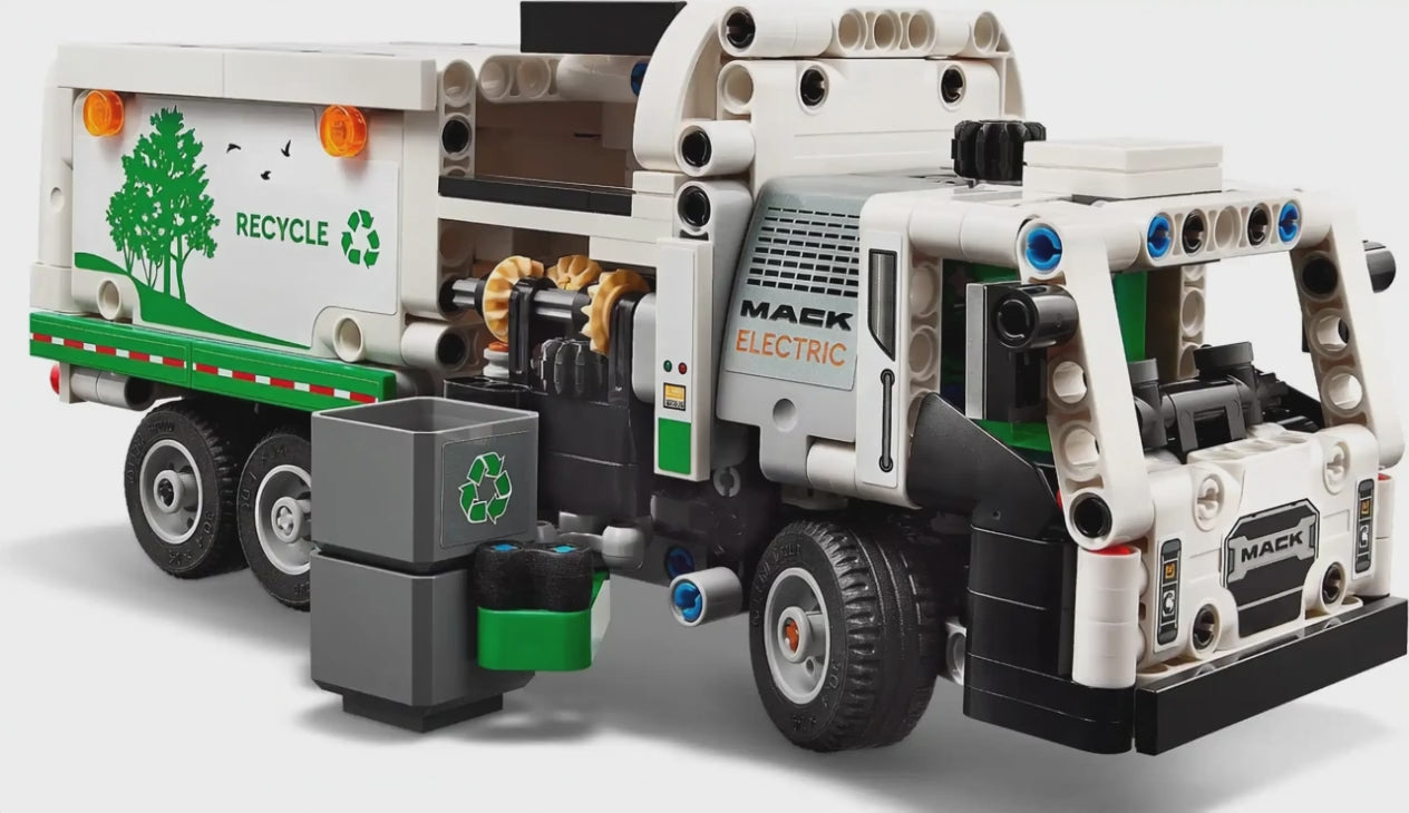 LEGO mack truck video