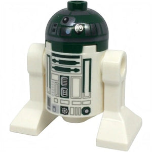 LEGO R2-D2 figure from Star Wars on a white background